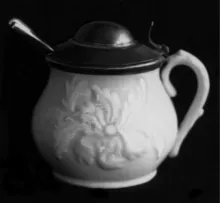Chrysanthemum | Unspecified | Mustard Pot with Lid | Item | 003