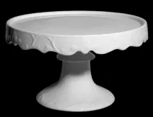 Unknown Tableware | Unspecified | Scalloped Cake Stand | Item | 009