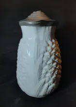 Unknown Tableware | Unspecified | Syrup Pitcher with Metal Lid | Embossing | 021