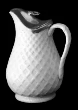 Unknown Tableware | Unspecified | Syrup Pitcher with Metal Lid | Handle | 047
