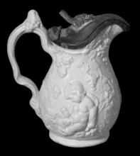 Unknown Tableware | Unspecified | Syrup Pitcher with Metal Lid | Item | 017