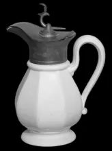 Unknown Tableware | Unspecified | Syrup Pitcher with Metal Lid | Item | 024