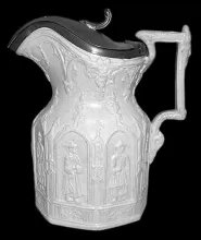 Unknown Tableware | Unspecified | Syrup Pitcher with Metal Lid | Item | 027