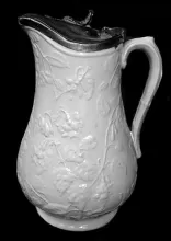 Unknown Tableware | Unspecified | Syrup Pitcher with Metal Lid | Item | 035
