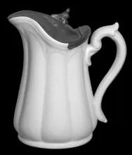 Unknown Tableware | Unspecified | Syrup Pitcher with Metal Lid | Item | 028