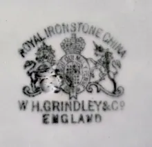 Unknown Tableware | W. H. Grindley (& Co.) | Relish Dish | Mark | 003