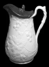 Unknown Tableware | William Brownfield (& Son) | Syrup Pitcher with Metal Lid | Item | 001