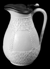 Unknown Tableware | William Brownfield (& Son) | Syrup Pitcher with Metal Lid | Item | 002