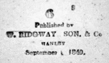 Unknown Tableware | William Ridgway, Son, & Co. | Beverage Server with Matching Lid | Mark | 005