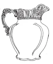 Unknown Toilet Pieces | Alfred Meakin | Ewer | ItemDrw | 001
