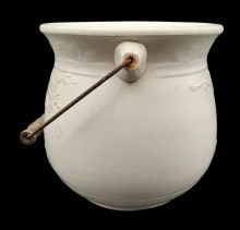 Unknown Toilet Pieces | George Scott | Waste or Slop Jar with Bail Handle | Handle | 002