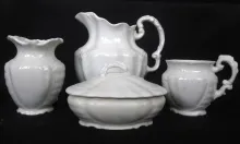 Unknown Toilet Pieces | Johnson Bros.(Late Pankhurst) | Partial Toilet Set | Collection | 006