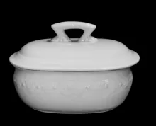 Unknown Toilet Pieces | Knowles, Taylor, & Knowles Co. | Soap Dish Base and Lid | Item | 001