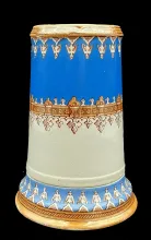 Unknown Toilet Pieces | Unspecified | Brush Vase and Underplate | DecItem | 002