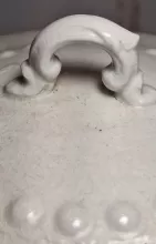 Unknown Toilet Pieces | Unspecified | Chamber Pot Base and Lid | Finial | 004