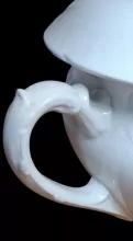 Unknown Toilet Pieces | Unspecified | Chamber Pot Base and Lid | Handle | 002