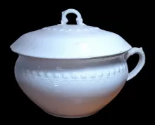 Unknown Toilet Pieces | Unspecified | Chamber Pot Base and Lid | Item | 001