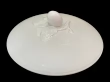 Unknown Toilet Pieces | Unspecified | Chamber Pot Lid | Item | 001