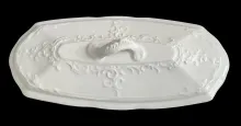 Unknown Toilet Pieces | W. H. Grindley & Co. | Brush Tray Base and Lid | Finial | 003