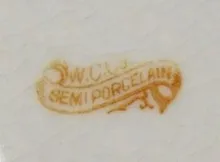 Unknown Toilet Pieces | Wellsville China Co. | Mug | Mark | 003