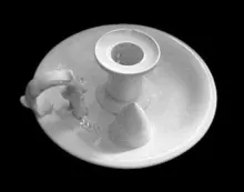 Utilitarian | Ridgway & Morley | Candle Holder with Handle and Snuffer | Item | 002