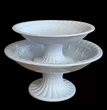 Victory Shape (Laurel Wreath) | Elsmore & Forster | Compote on Tall Pedestal | Collection | 001