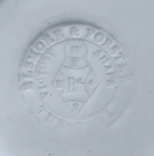 Victory Shape (Laurel Wreath) | Elsmore & Forster | Handleless Cup and Saucer | Mark | 003
