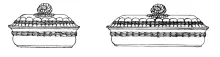 Victory Shape (Laurel Wreath) | Elsmore & Forster | Partial Toilet Set | ItemDrw | 001