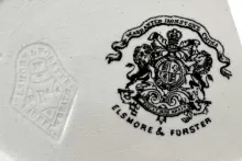 Victory Shape (Laurel Wreath) | Elsmore & Forster | Sauce or Soup Tureen Underplate | Mark | 007