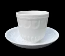 Victory Shape (Laurel Wreath) | Thomas Elsmore & Son | Handleless Cup and Saucer | Item | 002