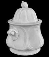Virginia Shape | Brougham & Mayer | Sugar Bowl with Lid | Handle | 002