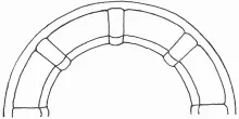 Walled Octagon | Jacob Furnival | Plate | EmbossingDrw | 001