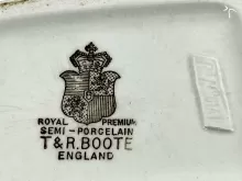 Waterloo | T. & R. Boote (& Co.) | Teapot Base and Lid | Mark | 003