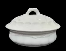 Wheat and Hops | St. John Stone Chinaware Co. | Soap Box Base and Lid | Item | 001