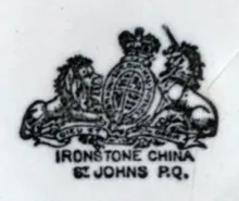 Wheat | St. Johns Stone Chinaware Co. | Chamber Pot Base | Mark | 004