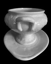 Wheat and Hops | Thomas Hughes | Sauce or Soup Tureen Base, Lid, Underplate, and Ladle | Handle | 002