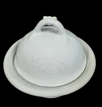 Wheat in the Meadow | Powell & Bishop | Butter Dish with Lid | Item | 003