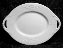 Wheat in the Meadow_Powell & Bishop_Cake or Cookie Plate without Pedestal Foot_Item_001