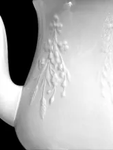 Wheat in the Meadow | Powell & Bishop | Teapot or Coffee Pot Base and Lid | Embossing | 005