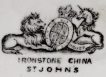 Wheat | St. Johns Stone Chinaware Co. | Chamber Pot Base | Mark | 002