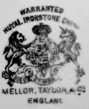 White Oak and Acorn | Mellor, Taylor, & Co. | Plate | Mark | 007