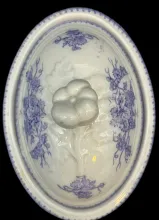 Wild Rose Twig | James Edwards & Son | Soap Box Base and Lid | Finial | 002
