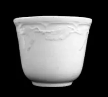 Wreath of Leaves | Burgess & Leigh | Handleless Cup | Item | 002