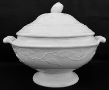 Wreath of Leaves_Burgess & Leigh_Sauce or Soup Tureen Base and Lid_Item_003