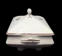 Bullet | Anthony Shaw & Son | Vegetable Tureen Base and Lid | Handle | 002