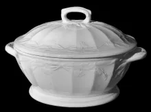 Scotia Shape | F. Jones (& Co.) | Stew or Chowder Tureen Base and Lid | Item | 001
